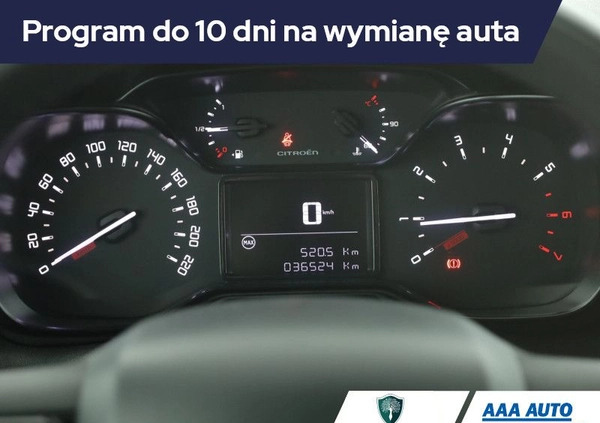 Citroen C3 cena 47000 przebieg: 36520, rok produkcji 2019 z Radom małe 172